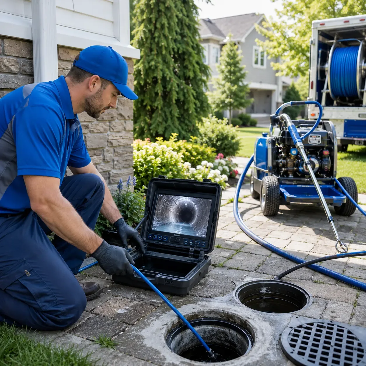 Outdoor drain cleaning professionals serving Slatyfork, WV